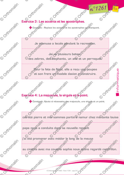 Page 3 de la fiche
