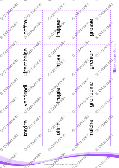 Page 4 de la fiche
