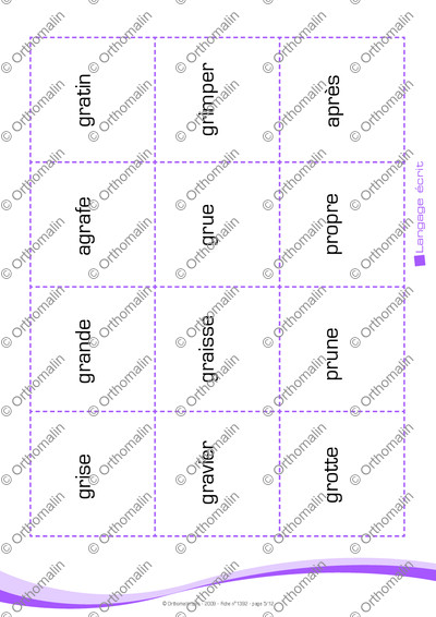 Page 5 de la fiche