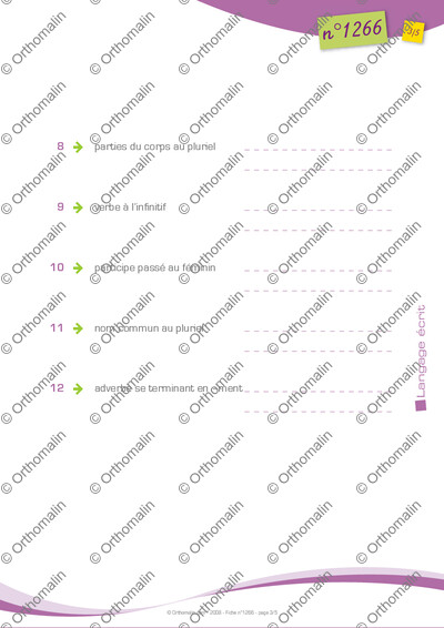 Page 3 de la fiche