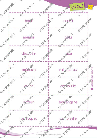 Page 3 de la fiche