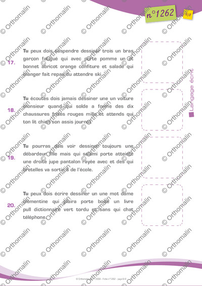 Page 6 de la fiche