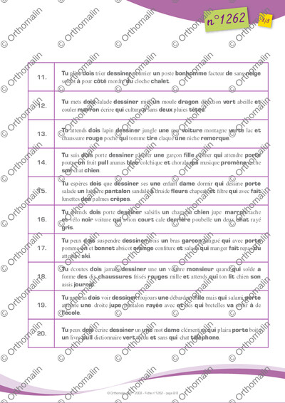 Page 8 de la fiche
