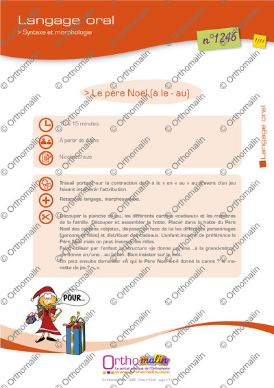 Page 1 de la fiche