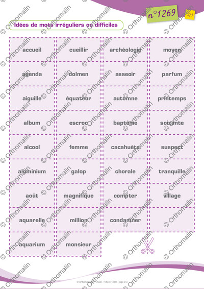 Page 3 de la fiche