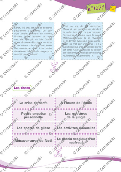 Page 3 de la fiche