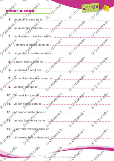 Page 2 de la fiche