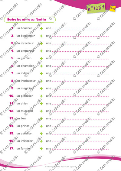 Page 3 de la fiche