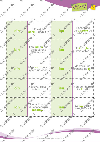 Page 2 de la fiche