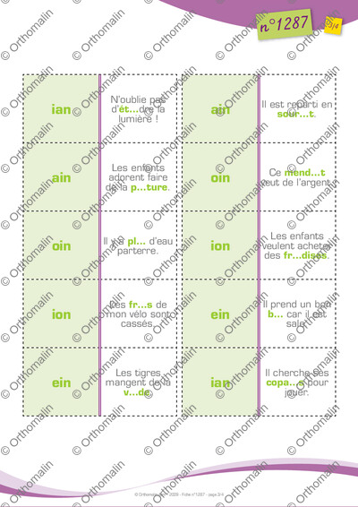 Page 3 de la fiche