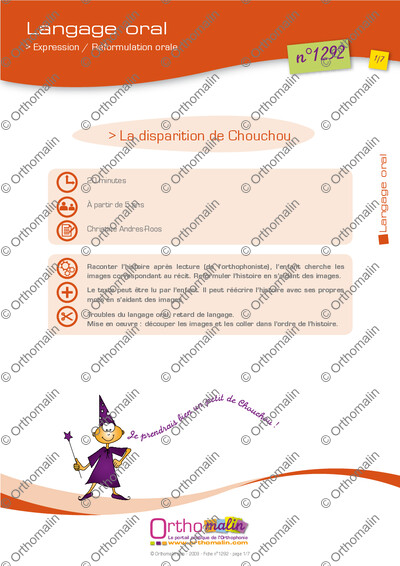 Page 1 de la fiche
