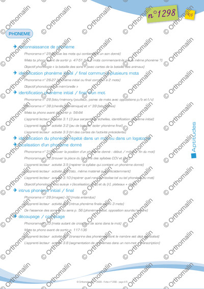 Page 4 de la fiche