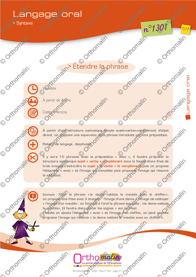 Page 1 de la fiche
