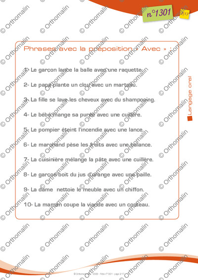 Page 2 de la fiche