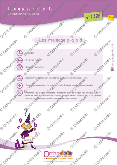 Page 1 de la fiche