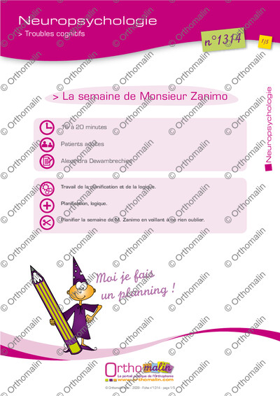 Page 1 de la fiche