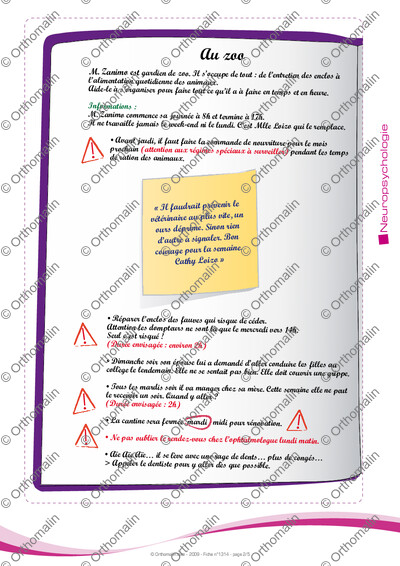 Page 2 de la fiche