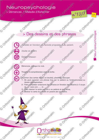 Page 1 de la fiche
