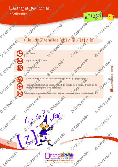 Page 1 de la fiche