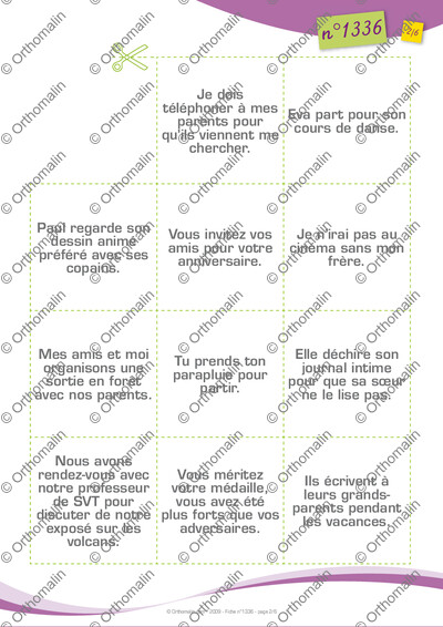 Page 2 de la fiche