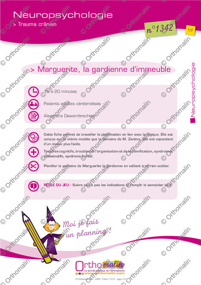 Page 1 de la fiche