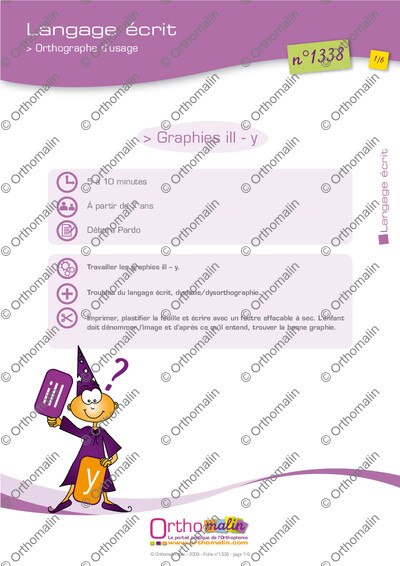 Page 1 de la fiche