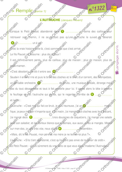 Page 9 de la fiche
