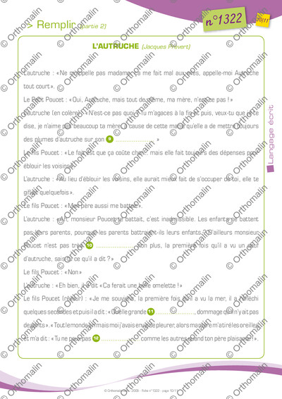 Page 10 de la fiche
