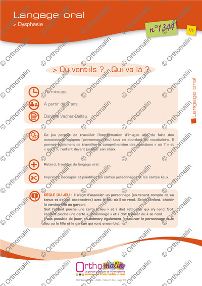 Page 1 de la fiche