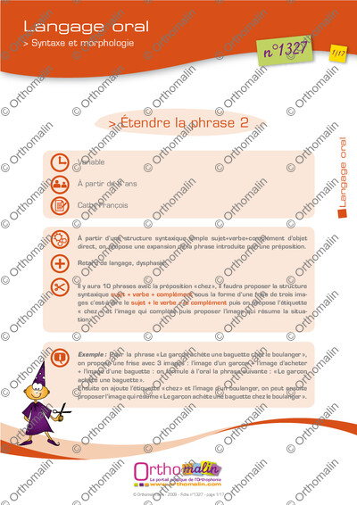 Page 1 de la fiche