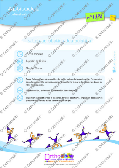 Page 1 de la fiche
