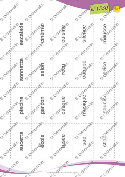 Page 3 de la fiche