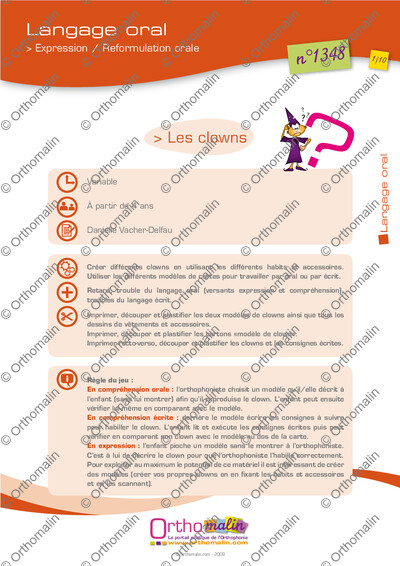 Page 1 de la fiche
