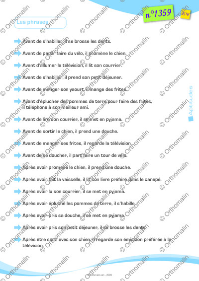 Page 2 de la fiche