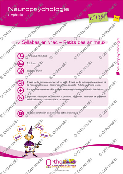 Page 1 de la fiche