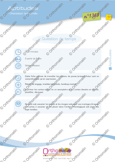 Page 1 de la fiche