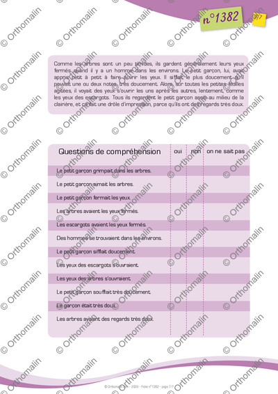 Page 7 de la fiche