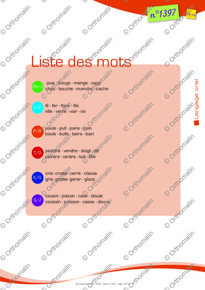 Page 14 de la fiche
