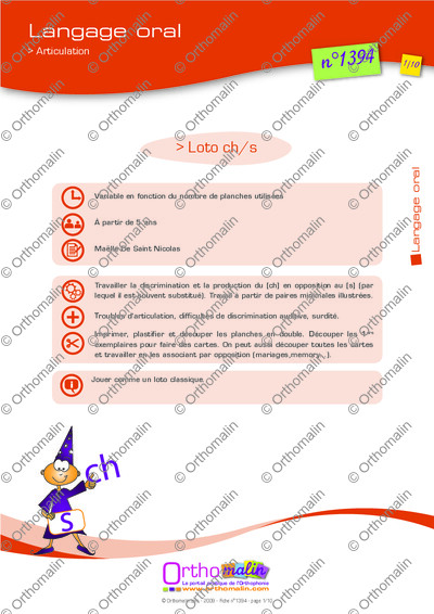 Page 1 de la fiche