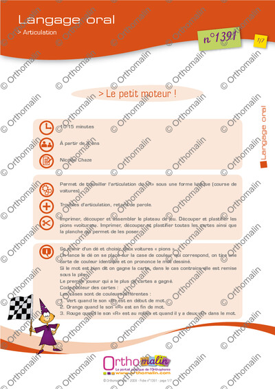 Page 1 de la fiche
