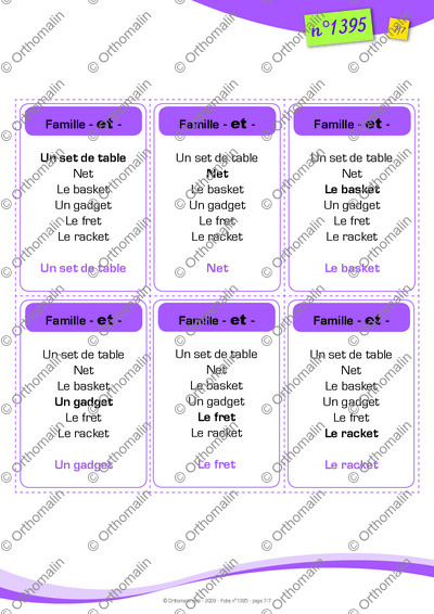 Page 7 de la fiche
