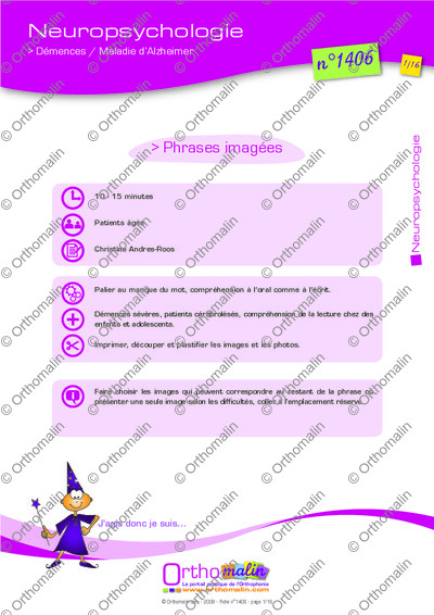 Page 1 de la fiche