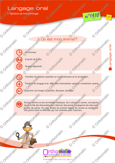 Page 1 de la fiche