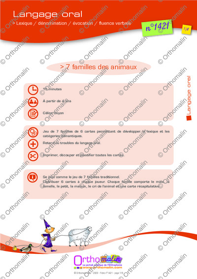 Page 1 de la fiche
