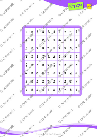 Page 4 de la fiche