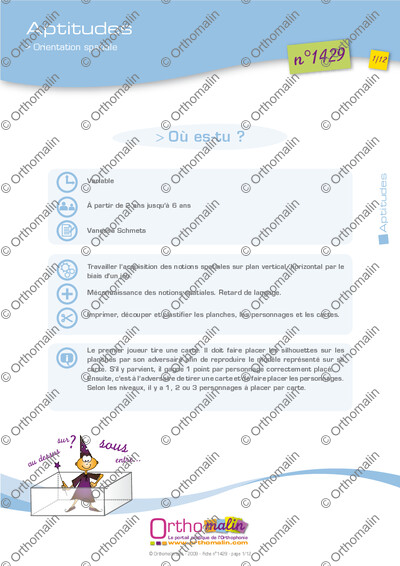 Page 1 de la fiche