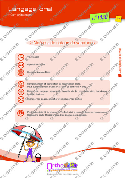 Page 1 de la fiche