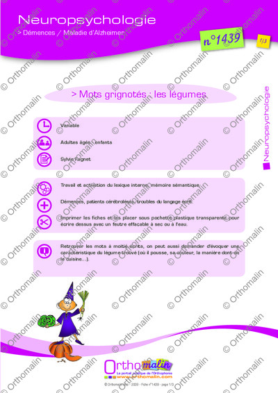 Page 1 de la fiche