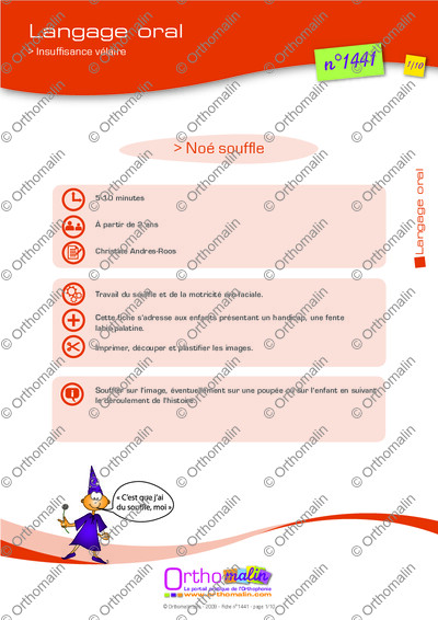 Page 1 de la fiche