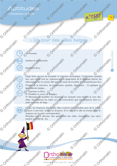 Page 1 de la fiche